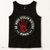 No More Stolen Sisters Mmiw Missing Murdered Indigenous Girl Tank Top thumb 2