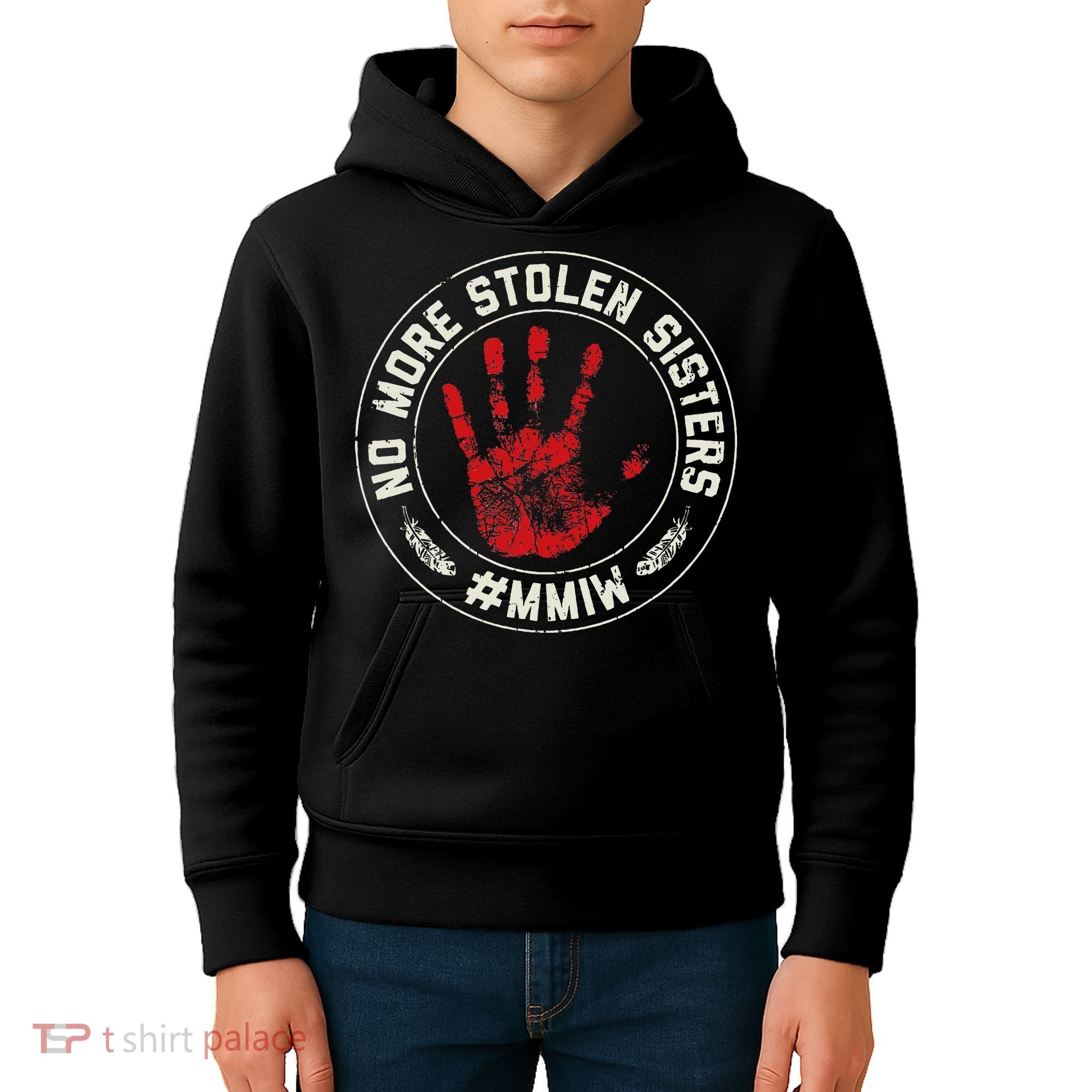 No More Stolen Sisters Mmiw Missing Murdered Indigenous Girl Kids Hoodie
