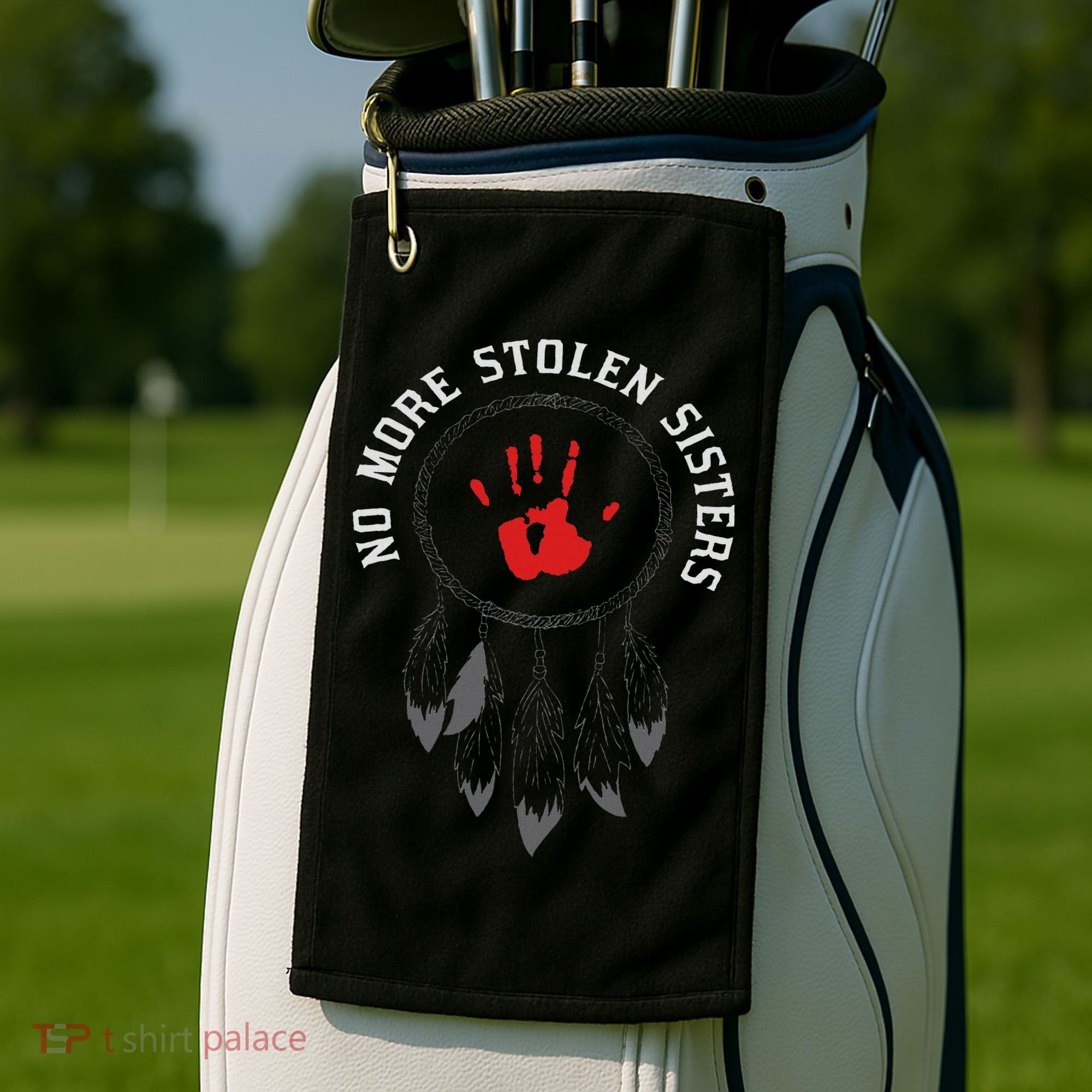 No More Stolen Sisters Missing And Murdered Indigenous Women Golf Towel