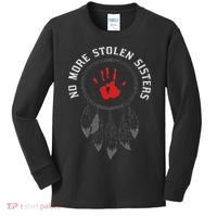 No More Stolen Sisters Missing And Murdered Indigenous Women Kids Long Sleeve Shirt thumb 0