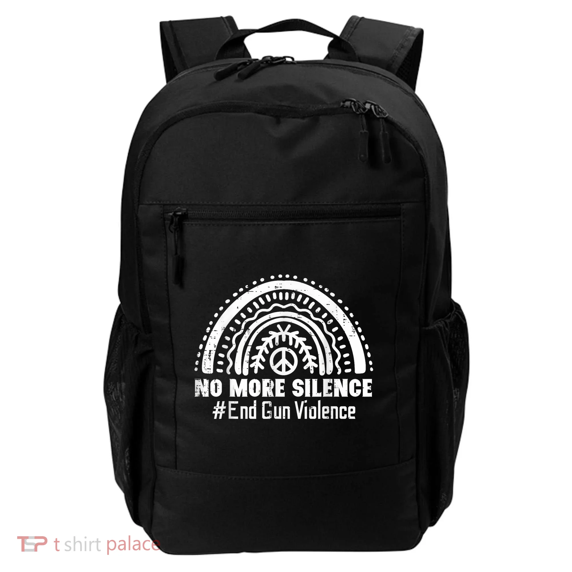 No More Silence End Gun Violence Awareness Month Orange Backpack