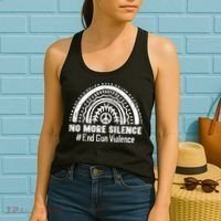 No More Silence End Gun Violence Awareness Month Orange Women's Tank Top thumb 2