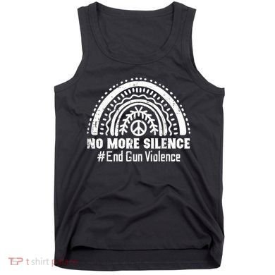No More Silence End Gun Violence Awareness Month Orange Tank Top