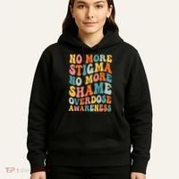 No More Stigma No More Shame Addiction Overdose Awareness Hoodie thumb 5