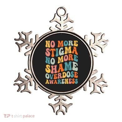 No More Stigma No More Shame Addiction Overdose Awareness Ornament