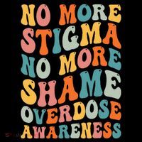 No More Stigma No More Shame Addiction Overdose Awareness Ornament thumb 1