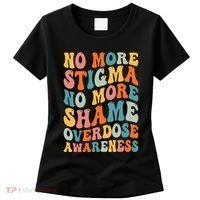 No More Stigma No More Shame Addiction Overdose Awareness Women's T-Shirt thumb 0