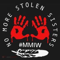 No More Stolen Sisters MMIW Month Awareness Saying Women Women's Hoodie thumb 2