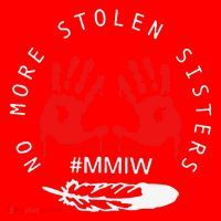 No More Stolen Sisters MMIW Month Awareness Saying Women Santa Hat thumb 1