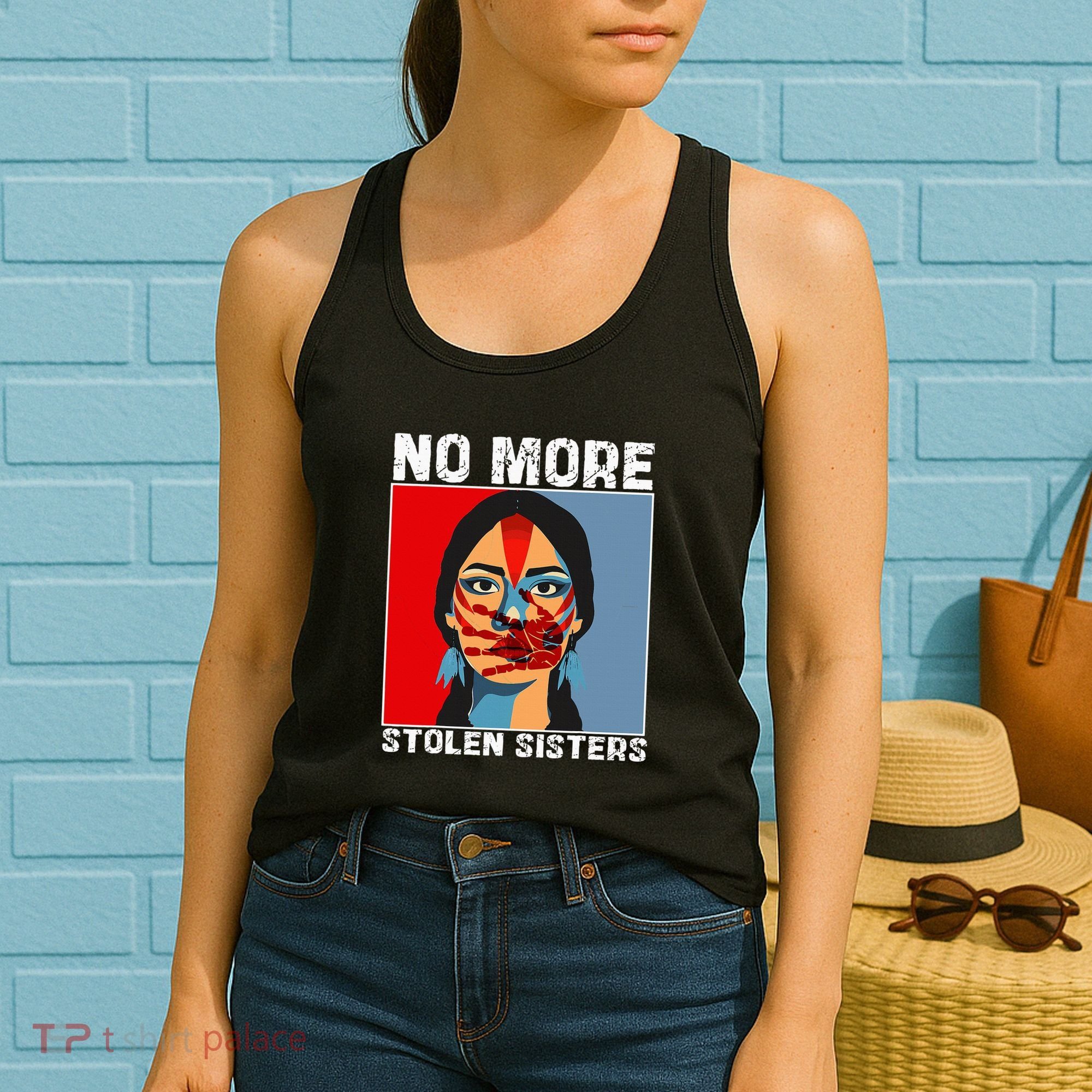 No More Stolen Sister Native American Mmiw Women's Tank Top