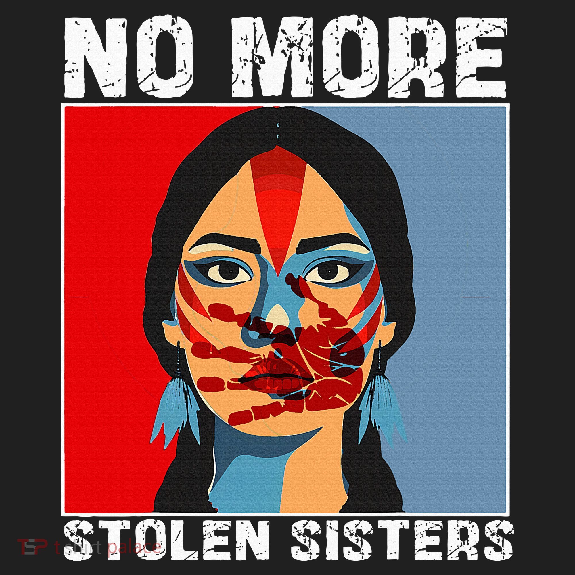 No More Stolen Sister Native American Mmiw Golf Towel