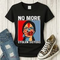 No More Stolen Sister Native American Mmiw Women's T-Shirt thumb 3