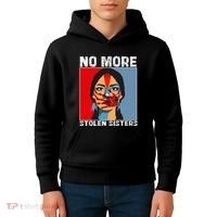 No More Stolen Sister Native American Mmiw Kids Hoodie thumb 4