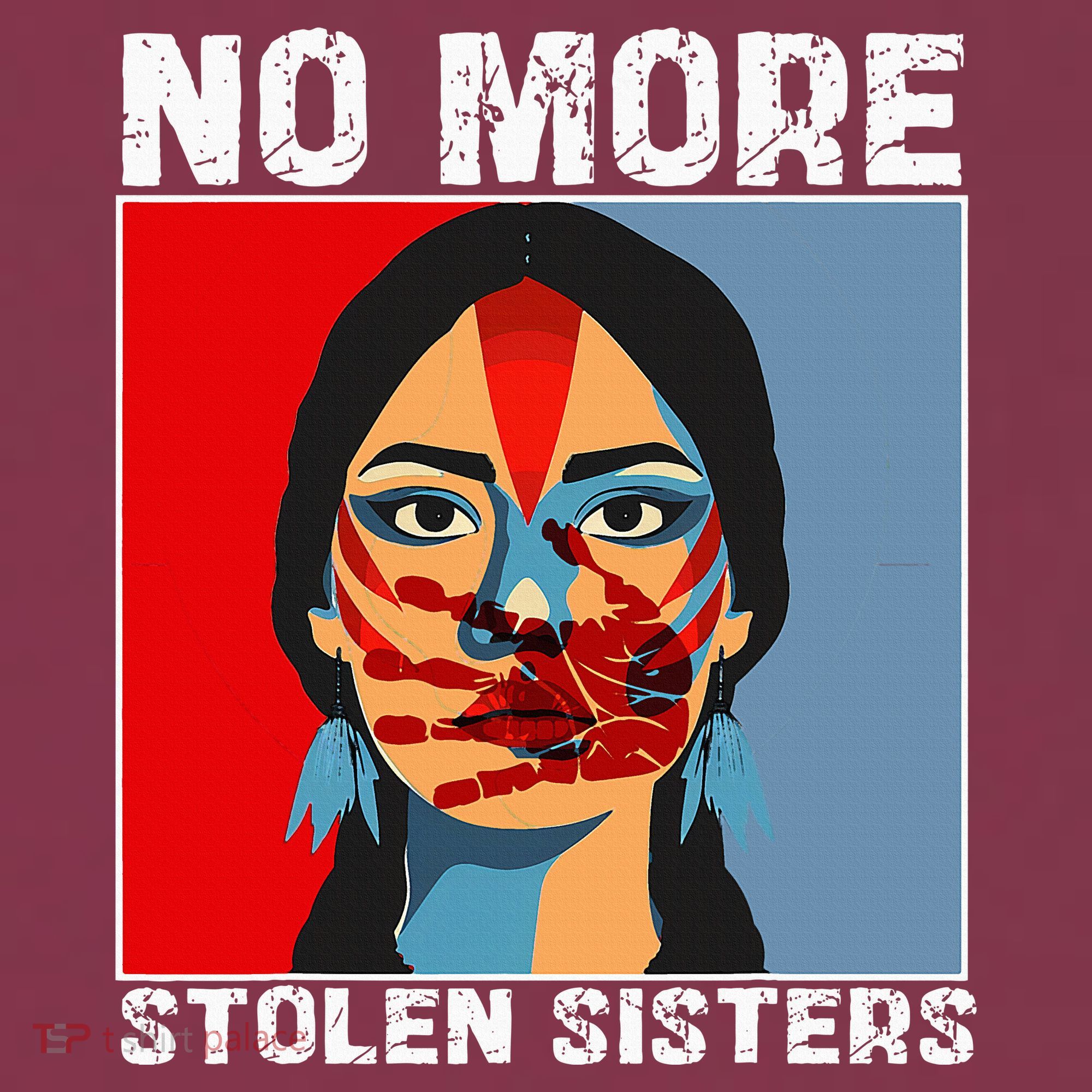 No More Stolen Sister Native American Mmiw 16oz Travel Tumbler