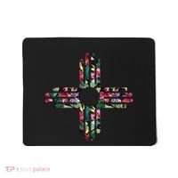 New Mexico State Zia Symbol Floral Print By Mcma Mousepad thumb 0