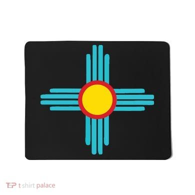 New Mexico State Zia Vintage Retromodern Design Mousepad