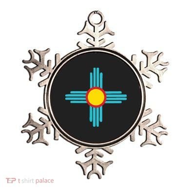 New Mexico State Zia Vintage Retromodern Design Ornament