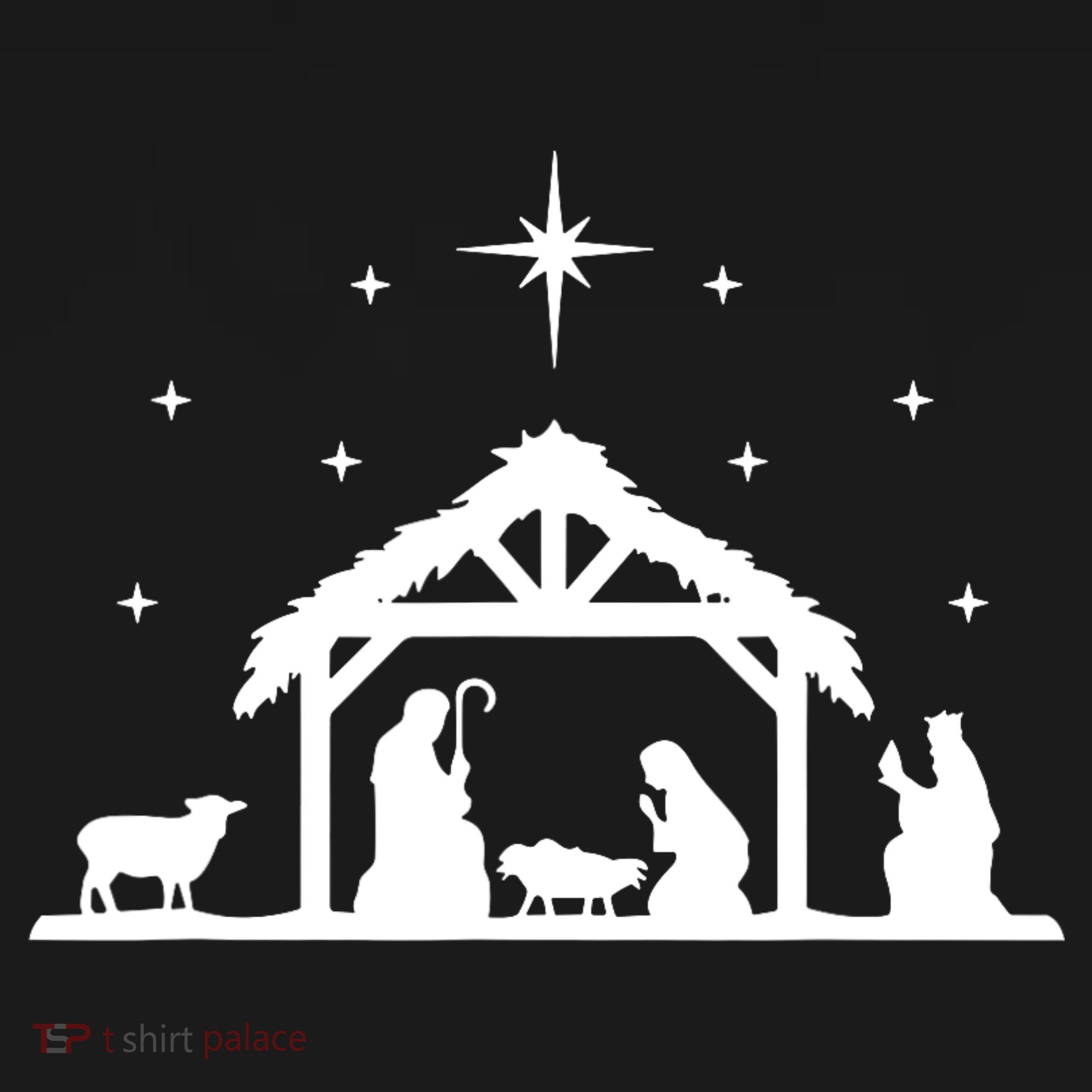 Nativity Manger Scene Baby Jesus Birth Of Christ Christmas Women's Hoodie