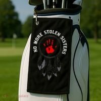No More Stolen Sisters Missing And Murdered Indigenous Women Golf Towel thumb 2