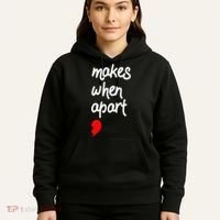 Nothing Makes Sense When We're Apart Cute Couple Matching Hoodie thumb 5