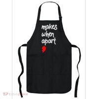 Nothing Makes Sense When We're Apart Cute Couple Matching Apron thumb 0