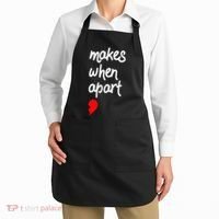 Nothing Makes Sense When We're Apart Cute Couple Matching Apron thumb 2
