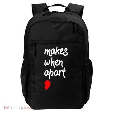 Nothing Makes Sense When We're Apart Cute Couple Matching Backpack