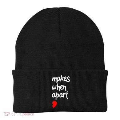 Nothing Makes Sense When We're Apart Cute Couple Matching Beanie