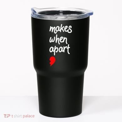 Nothing Makes Sense When We're Apart Cute Couple Matching Tumbler