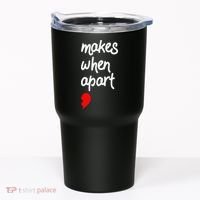 Nothing Makes Sense When We're Apart Cute Couple Matching Tumbler thumb 0