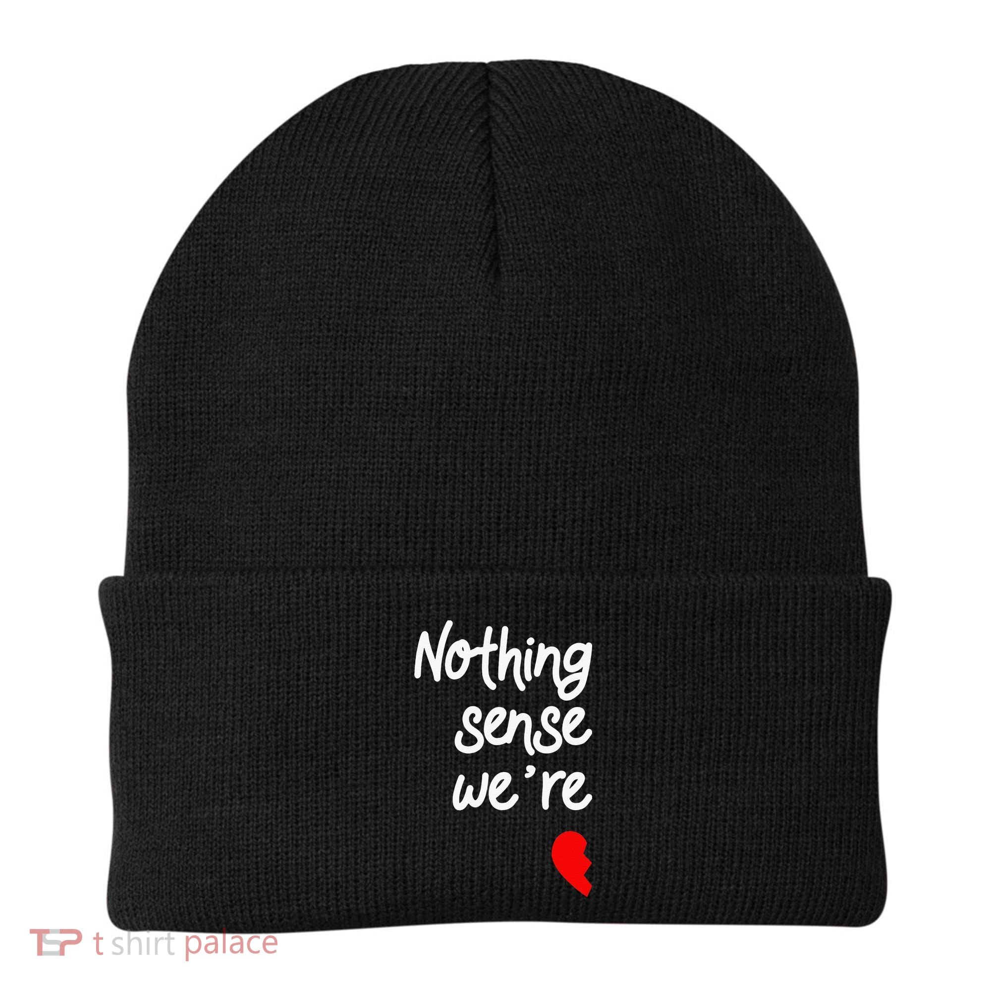 Nothing Makes Sense When We're Apart Cute Couple Matching Beanie