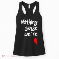 Nothing Makes Sense When We're Apart Cute Couple Matching Women's Tank Top thumb 0