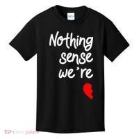 Nothing Makes Sense When We're Apart Cute Couple Matching Kids T-Shirt thumb 0