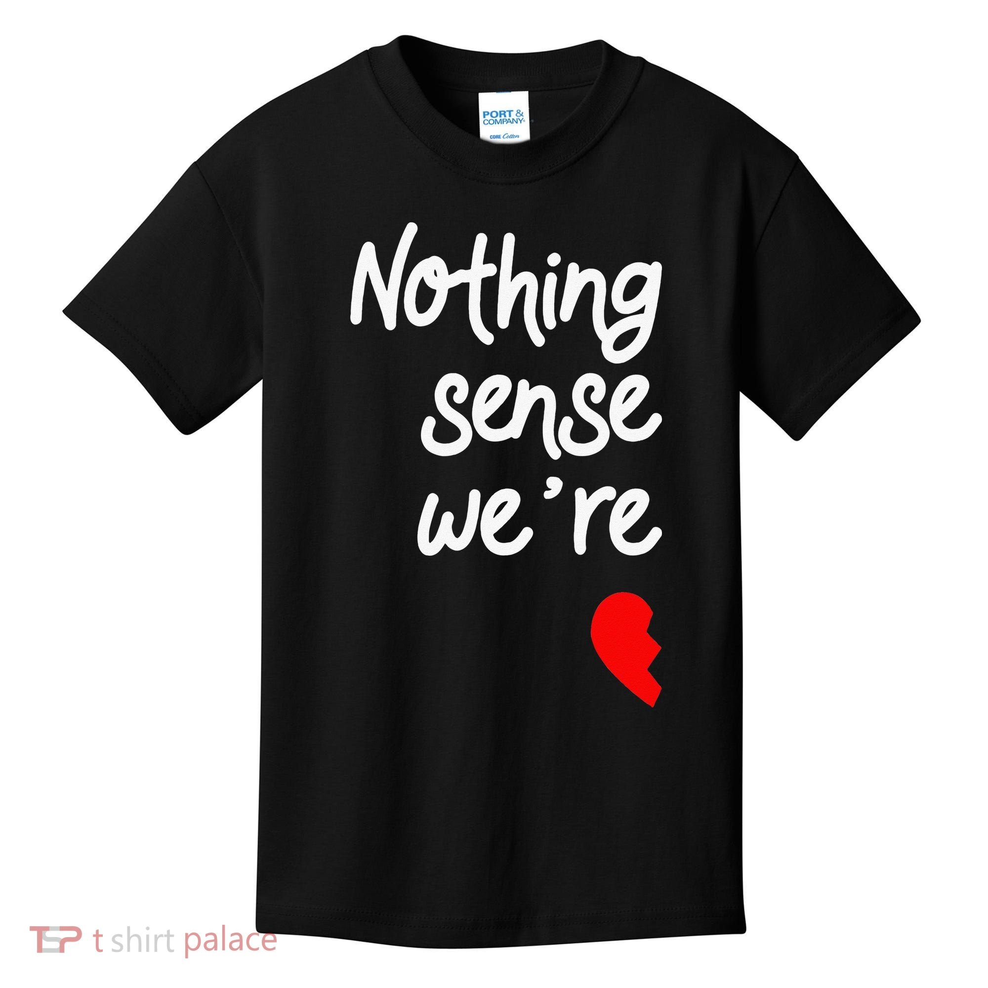 Nothing Makes Sense When We're Apart Cute Couple Matching Kids T-Shirt