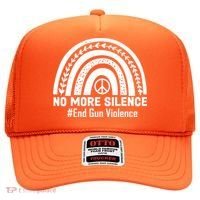 No More Silence End Gun Violence Peace Rainbow Hat thumb 0