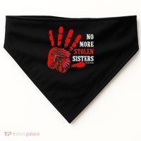 No More Stolen Sisters Stop MMIW USA-Made Doggie Bandana thumb 0