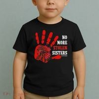 No More Stolen Sisters Stop MMIW Toddler T-Shirt thumb 2