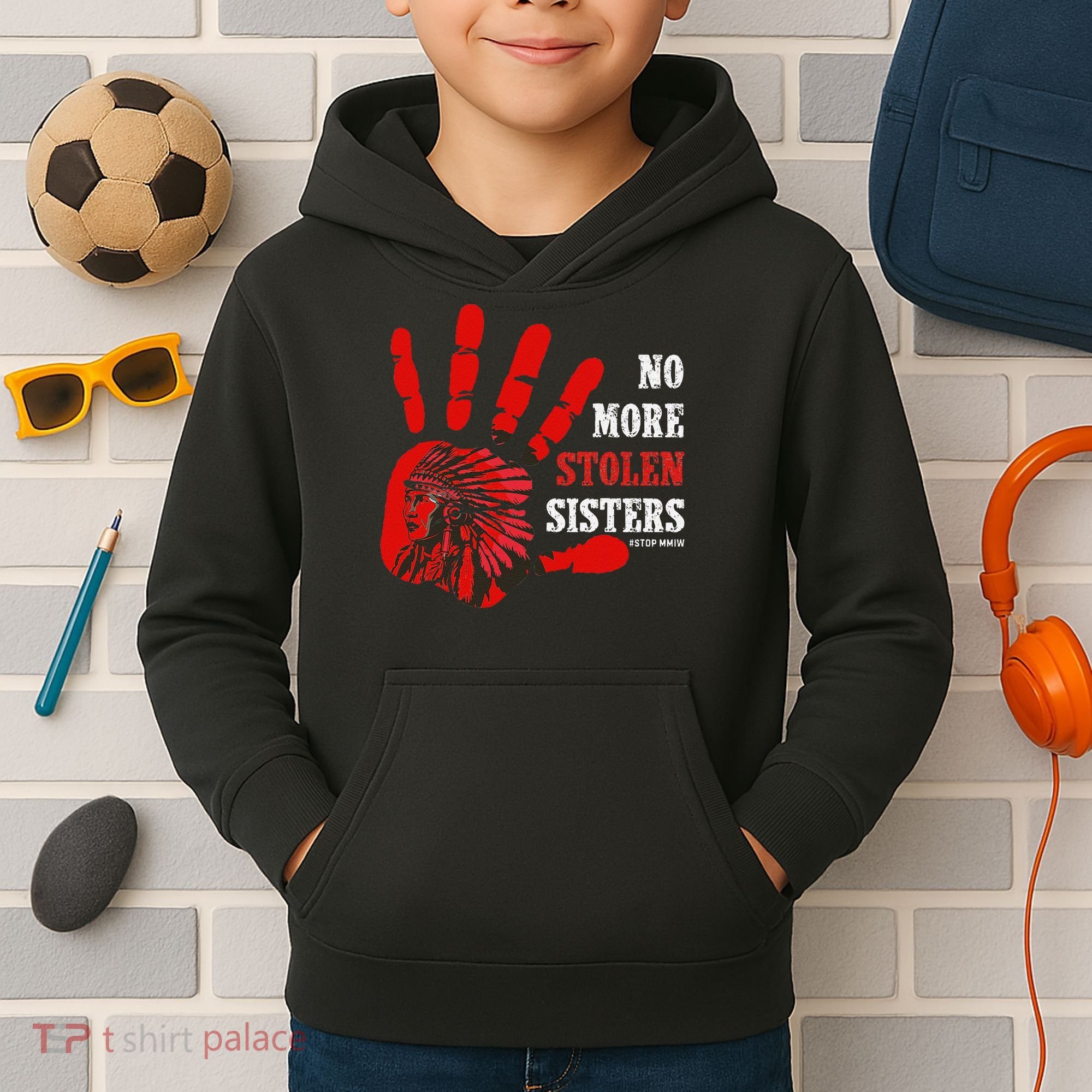 No More Stolen Sisters Stop MMIW Kids Hoodie
