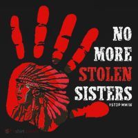 No More Stolen Sisters Stop MMIW Kids Long Sleeve Shirt thumb 2