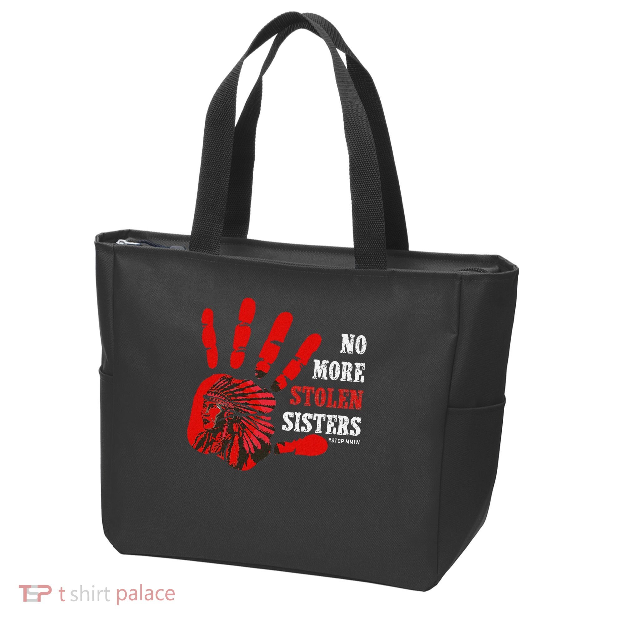 No More Stolen Sisters Stop MMIW Tote Bag