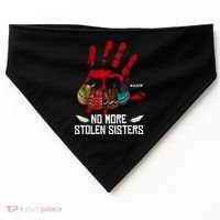 No More Stolen Sisters - Justice Indigenous Native USA-Made Doggie Bandana thumb 0