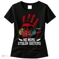 No More Stolen Sisters - Justice Indigenous Native Women's T-Shirt thumb 0