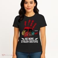 No More Stolen Sisters - Justice Indigenous Native Women's T-Shirt thumb 4