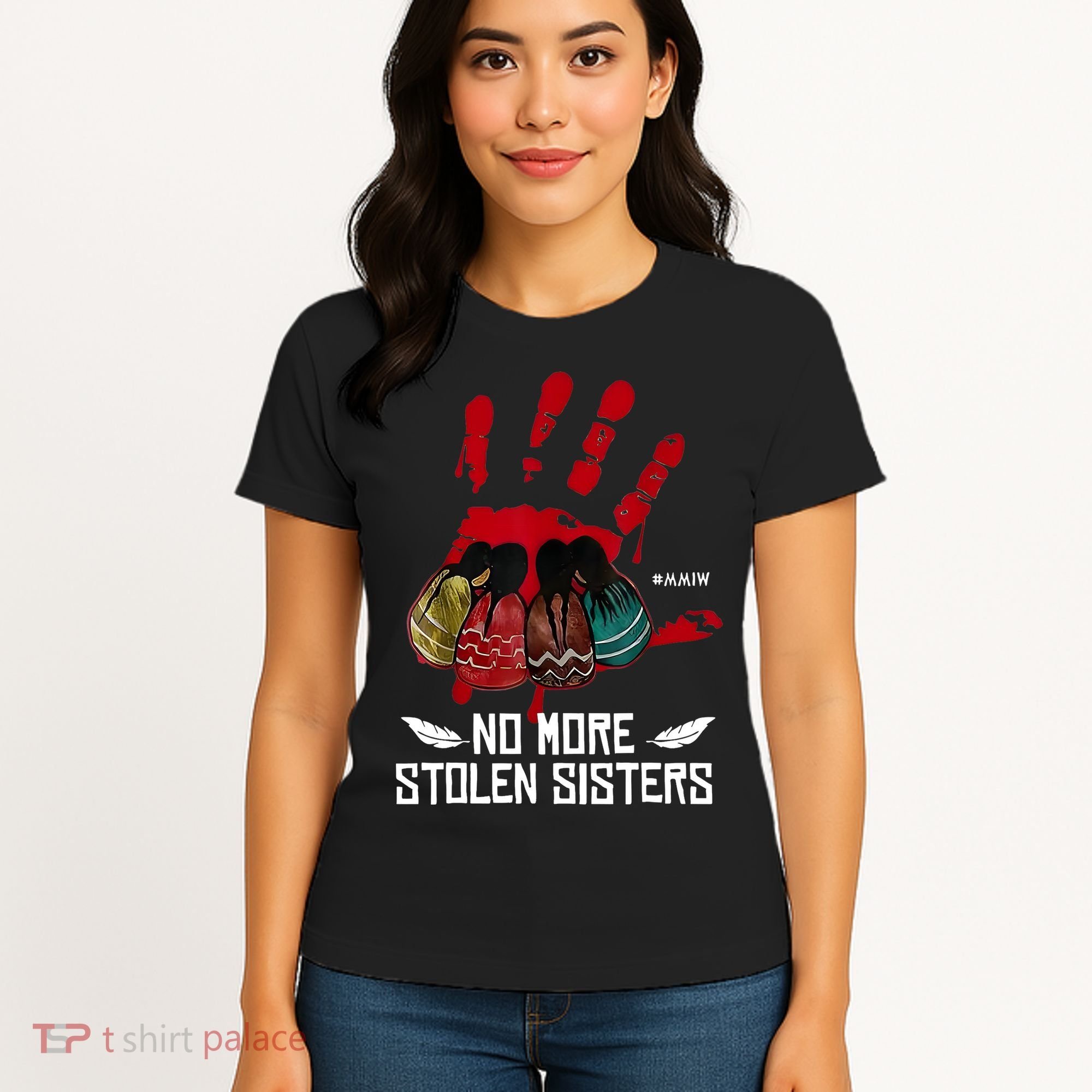 No More Stolen Sisters - Justice Indigenous Native Women's T-Shirt
