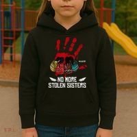 No More Stolen Sisters - Justice Indigenous Native Kids Hoodie thumb 3