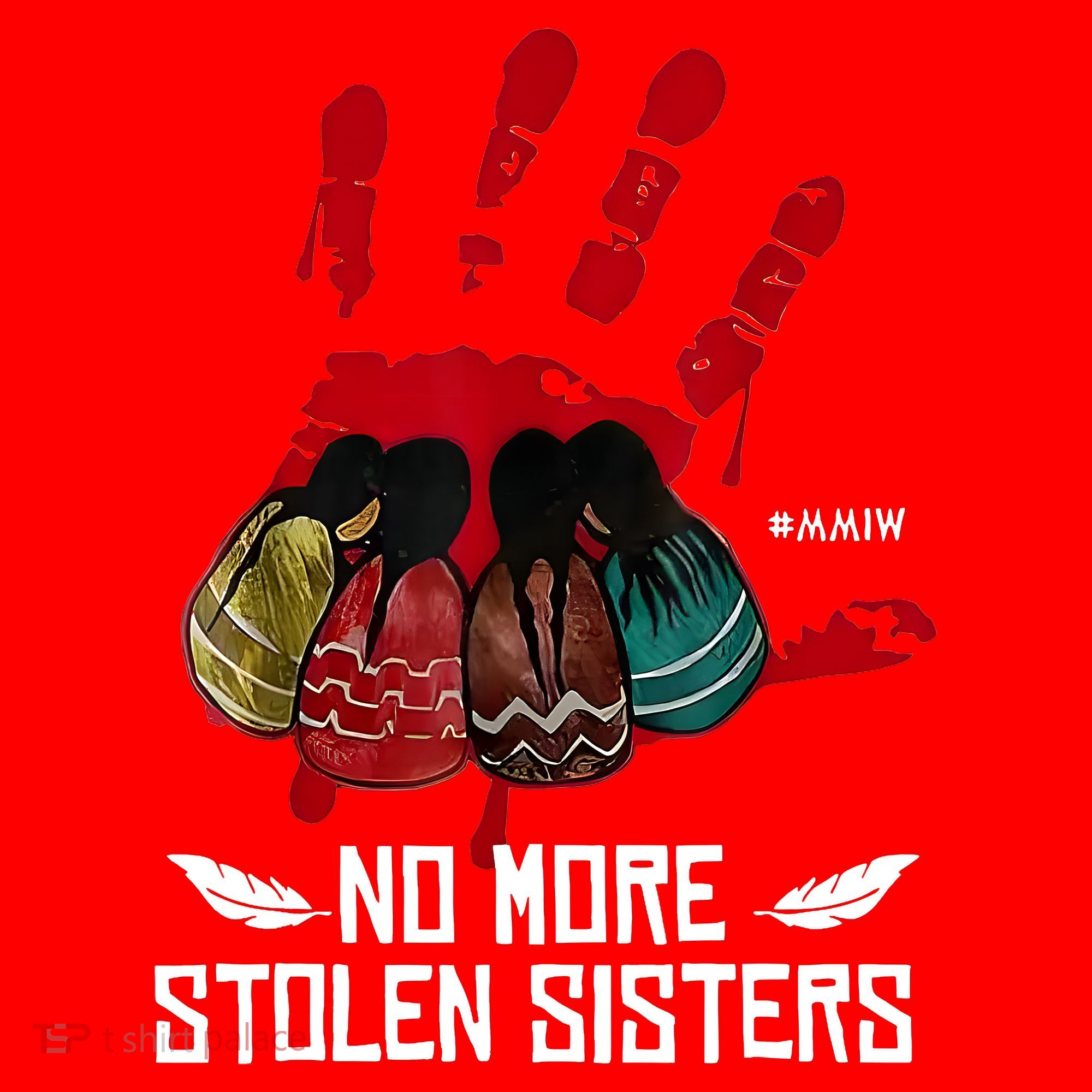 No More Stolen Sisters - Justice Indigenous Native Santa Hat