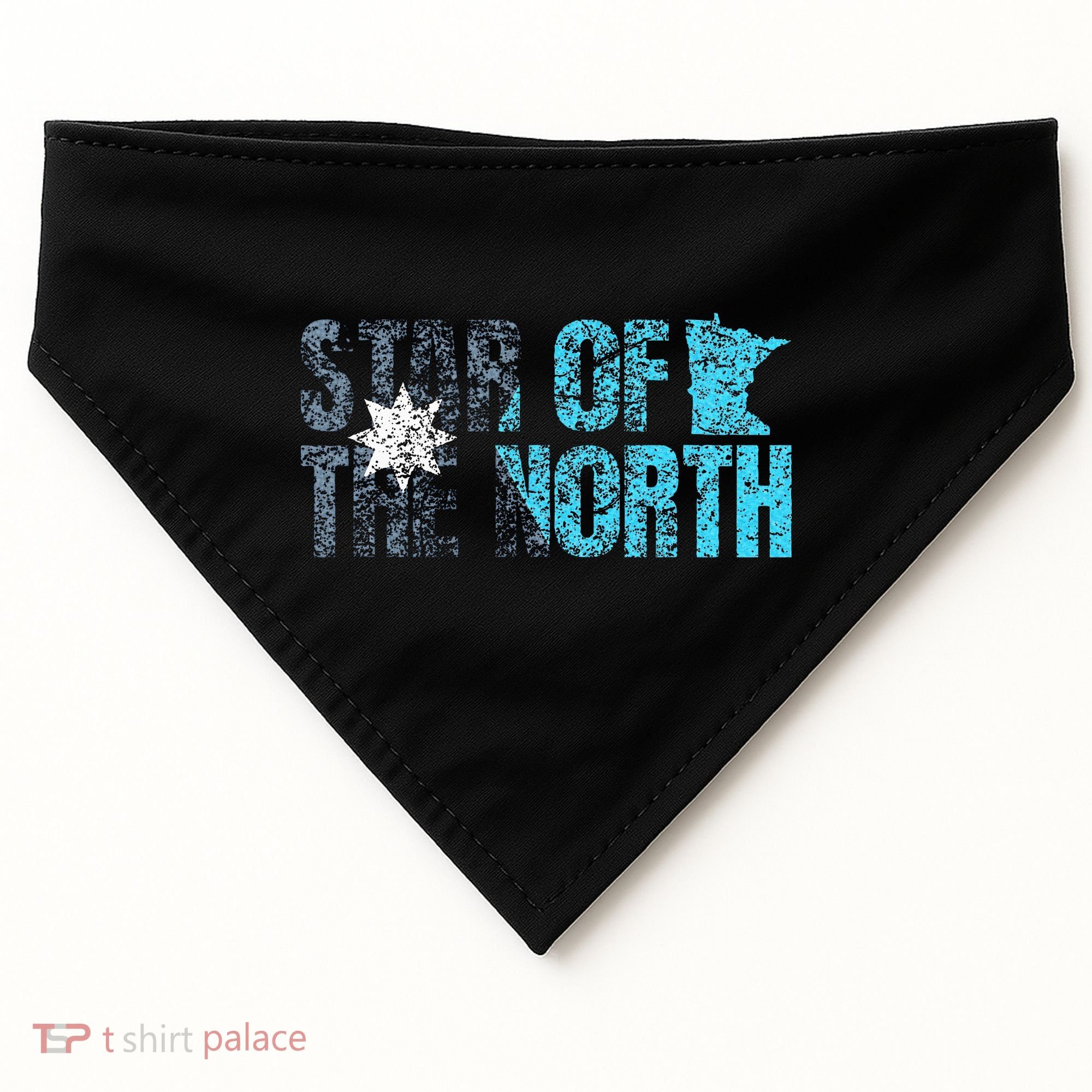 New Minnesota State Flag Mn Star Of The North Map USA-Made Doggie Bandana
