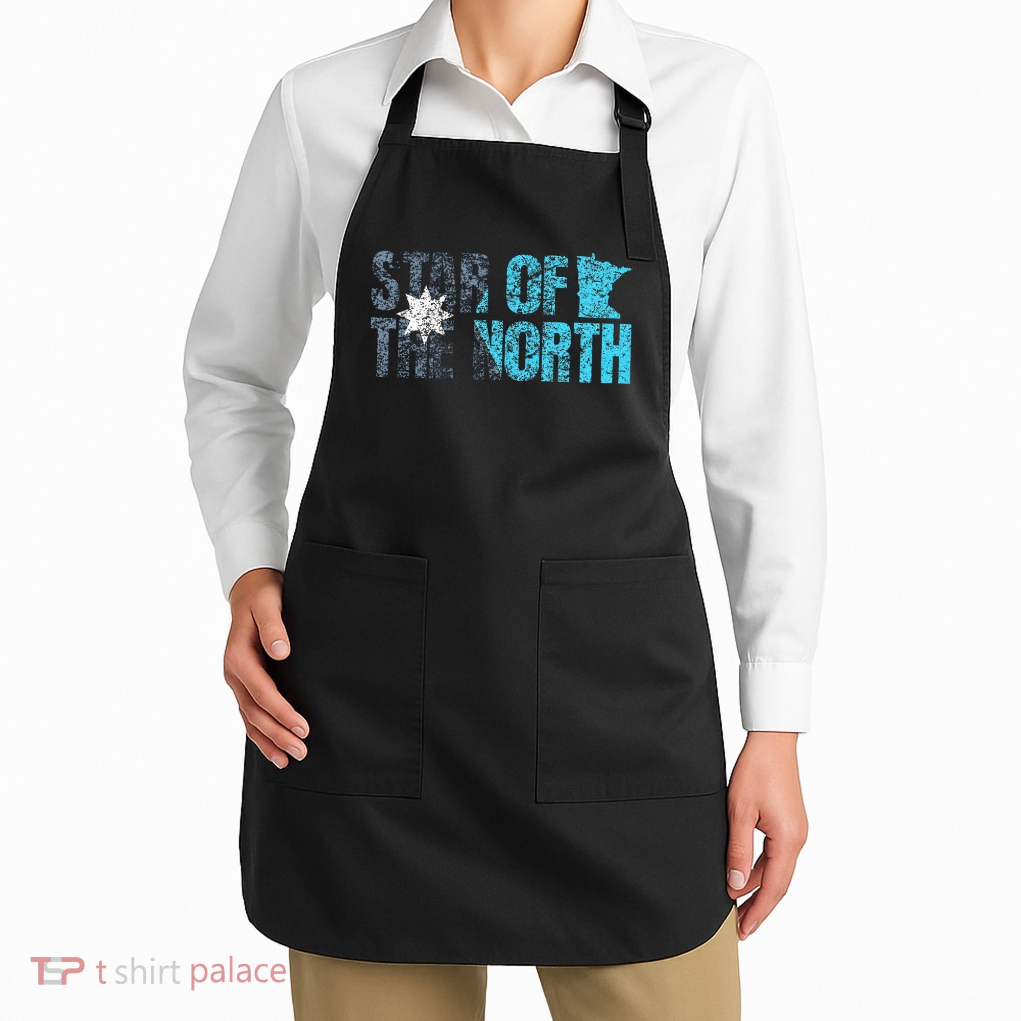 New Minnesota State Flag Mn Star Of The North Map Apron