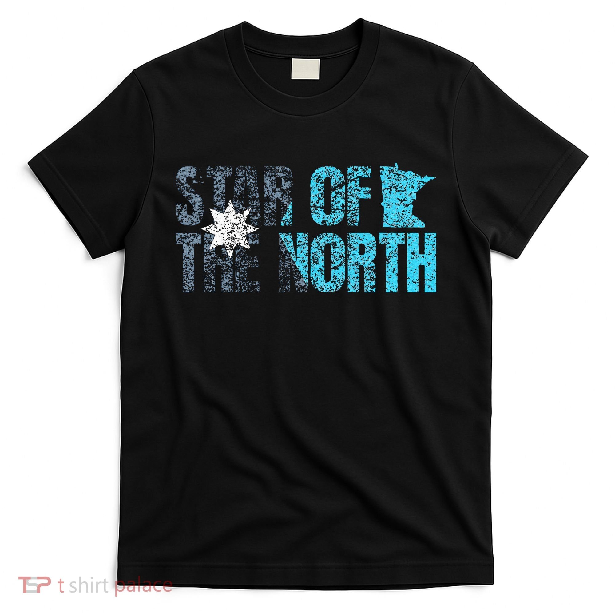 New Minnesota State Flag Mn Star Of The North Map T-Shirt