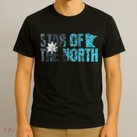 New Minnesota State Flag Mn Star Of The North Map T-Shirt thumb 3